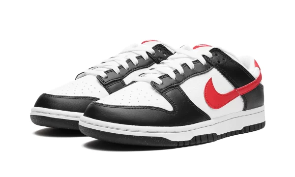 NIKE DUNK LOW RETRO "Red Swoosh Panda" - Image 3