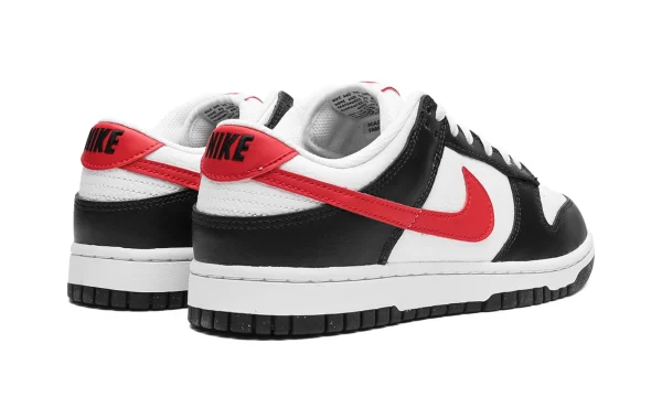 NIKE DUNK LOW RETRO "Red Swoosh Panda" - Image 4